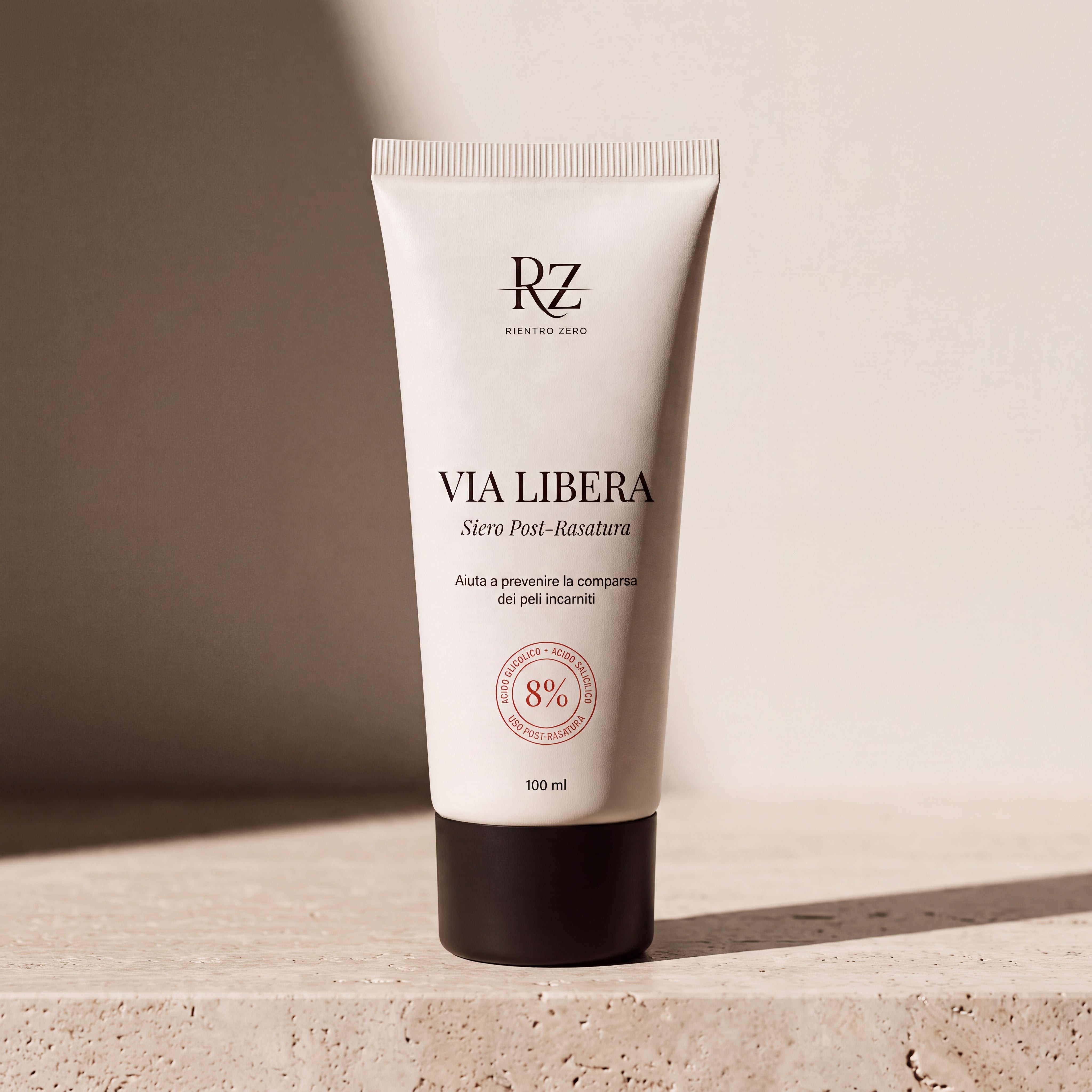 Via Libera, il siero post-rasatura Rientro Zero all'8%, 100 ml